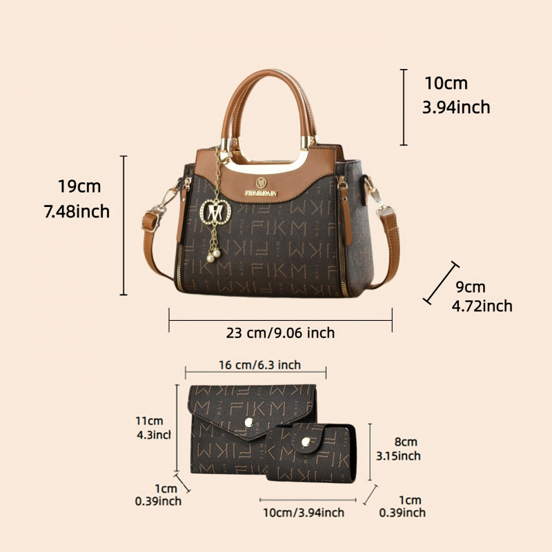 3-piece set of light luxury hi - Luxury Bags & Leather Repair Of Atlanta Photos review and price