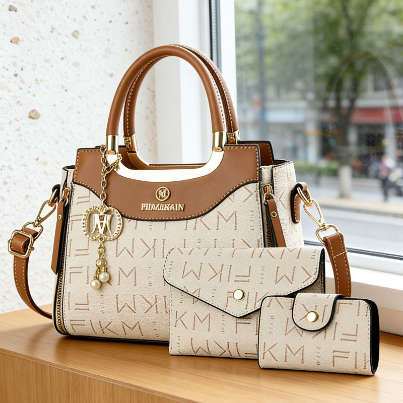 3-piece set of light luxury hi - Luxury Bags & Leather Repair Of Atlanta Photos review and price