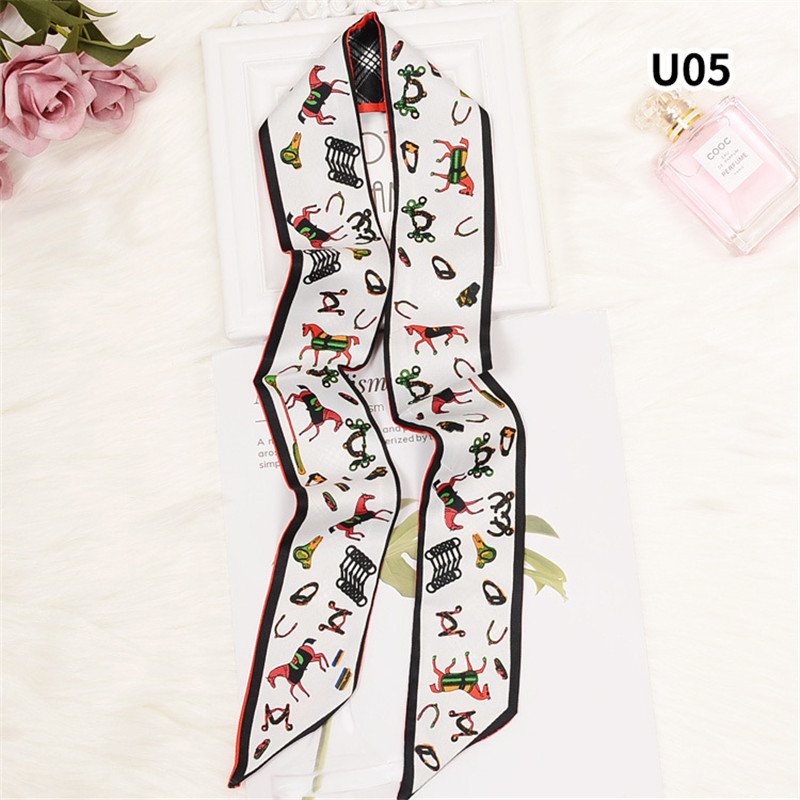 Horse Plaid Skinny Scarf Women - Luxury Bags Brand review and price