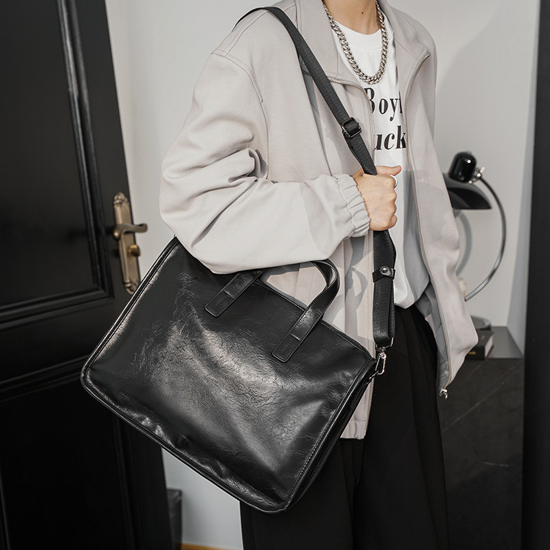 Casual Business Men's Handbag  - Luxury Bags Tote review and price