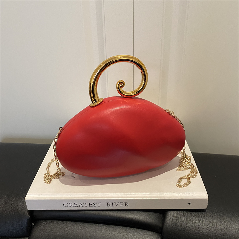 Luxury Curved Pebble Shape Min - Mini Bag Evening Clutch review and price