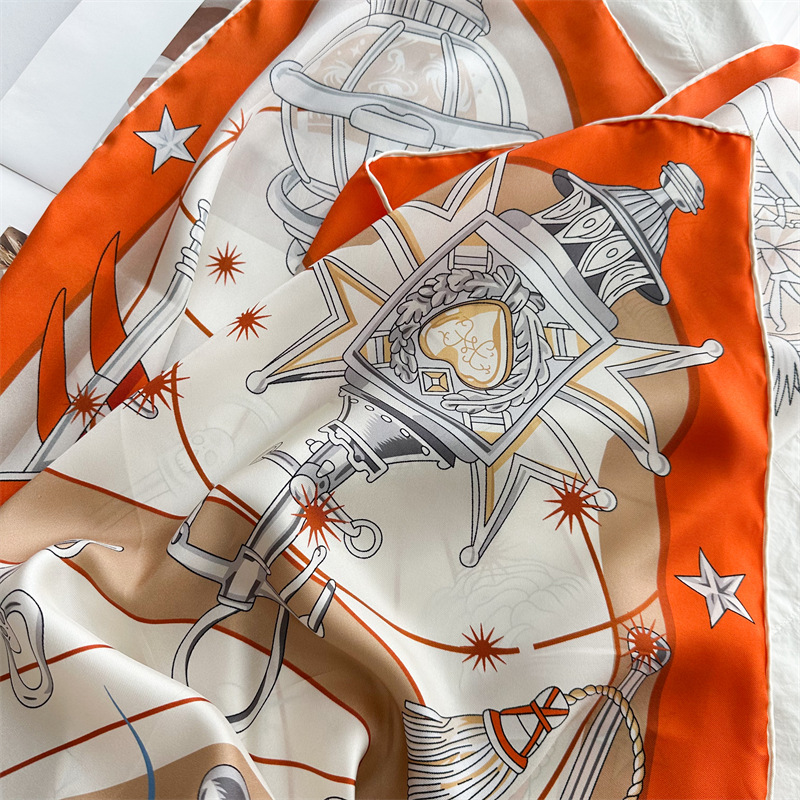 Luxury Brand Scarf Large Silk  - Luxury Bags Brand review and price