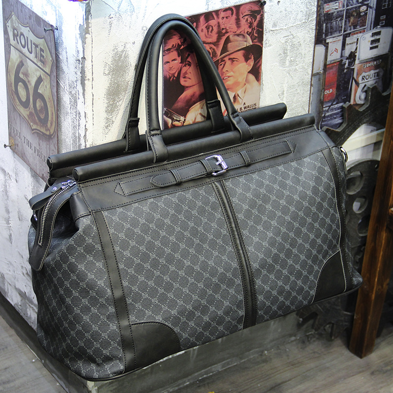 Fashion Plaid Travel Bag Men H - Luxury Bags Tote review and price