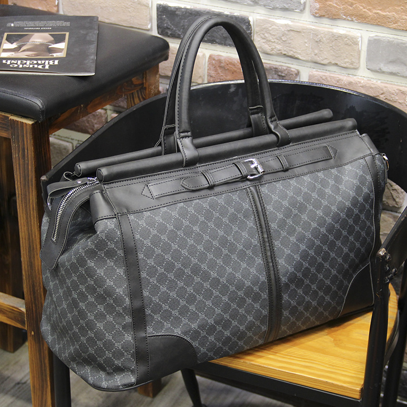 Fashion Plaid Travel Bag Men H - Luxury Bags Tote review and price