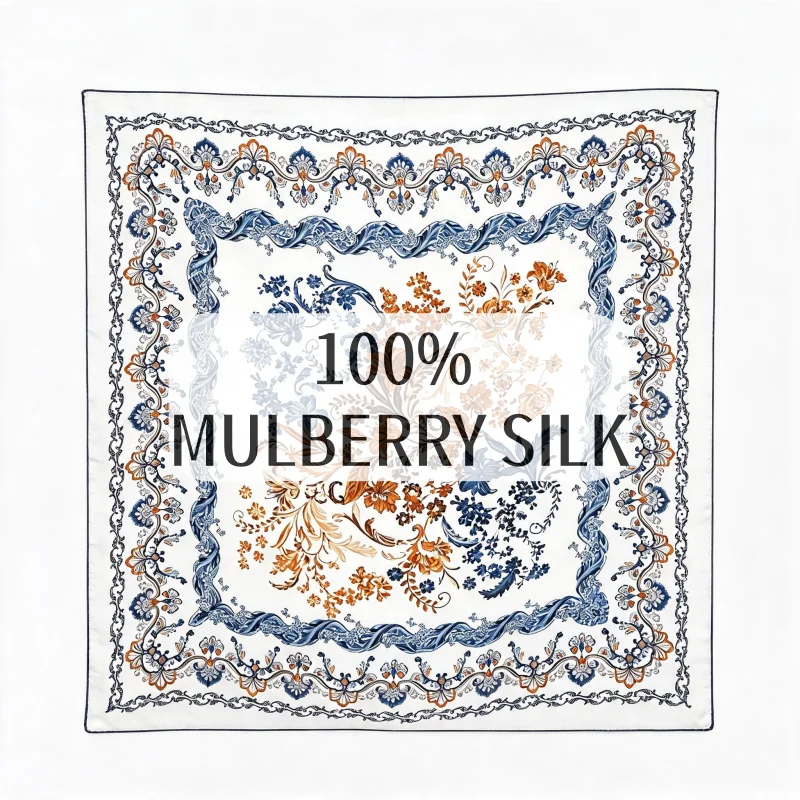 Luxury 100% Mulberry Silk Squa - Luxury Bags Trending review and price