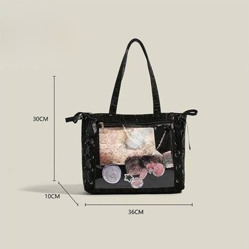 Versatile Fashion Ribbon Itaba - Luxury Bags Tote review and price